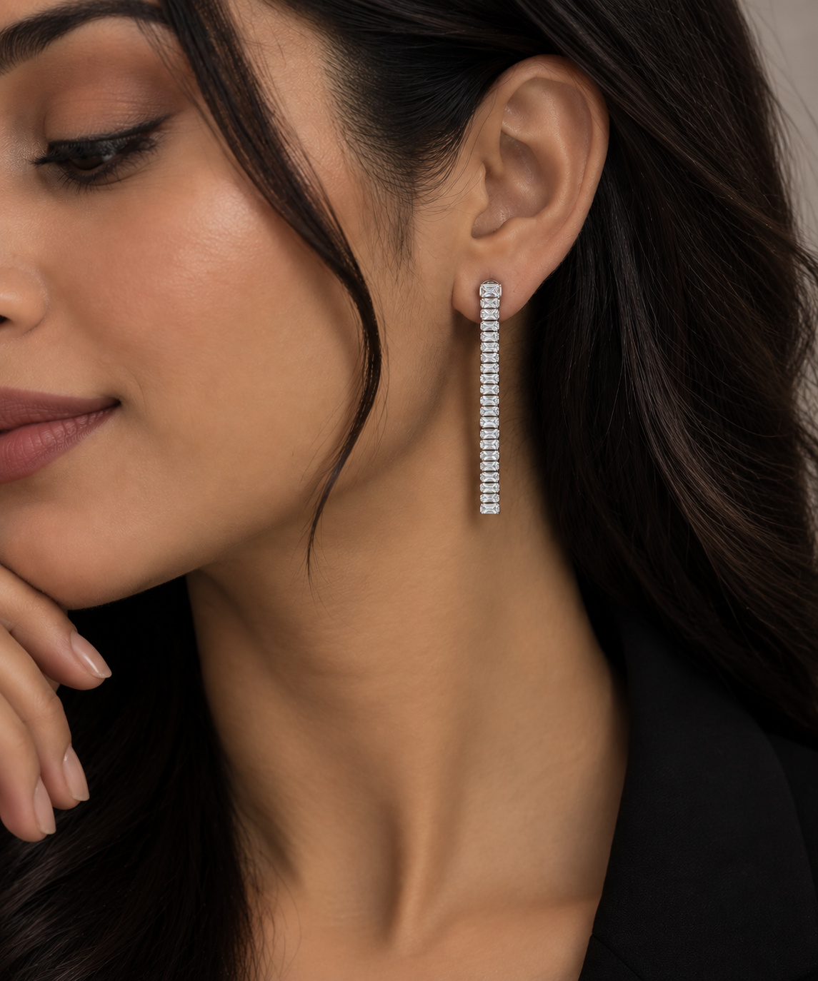 Eterna Sparkle Tennis Necklace Set