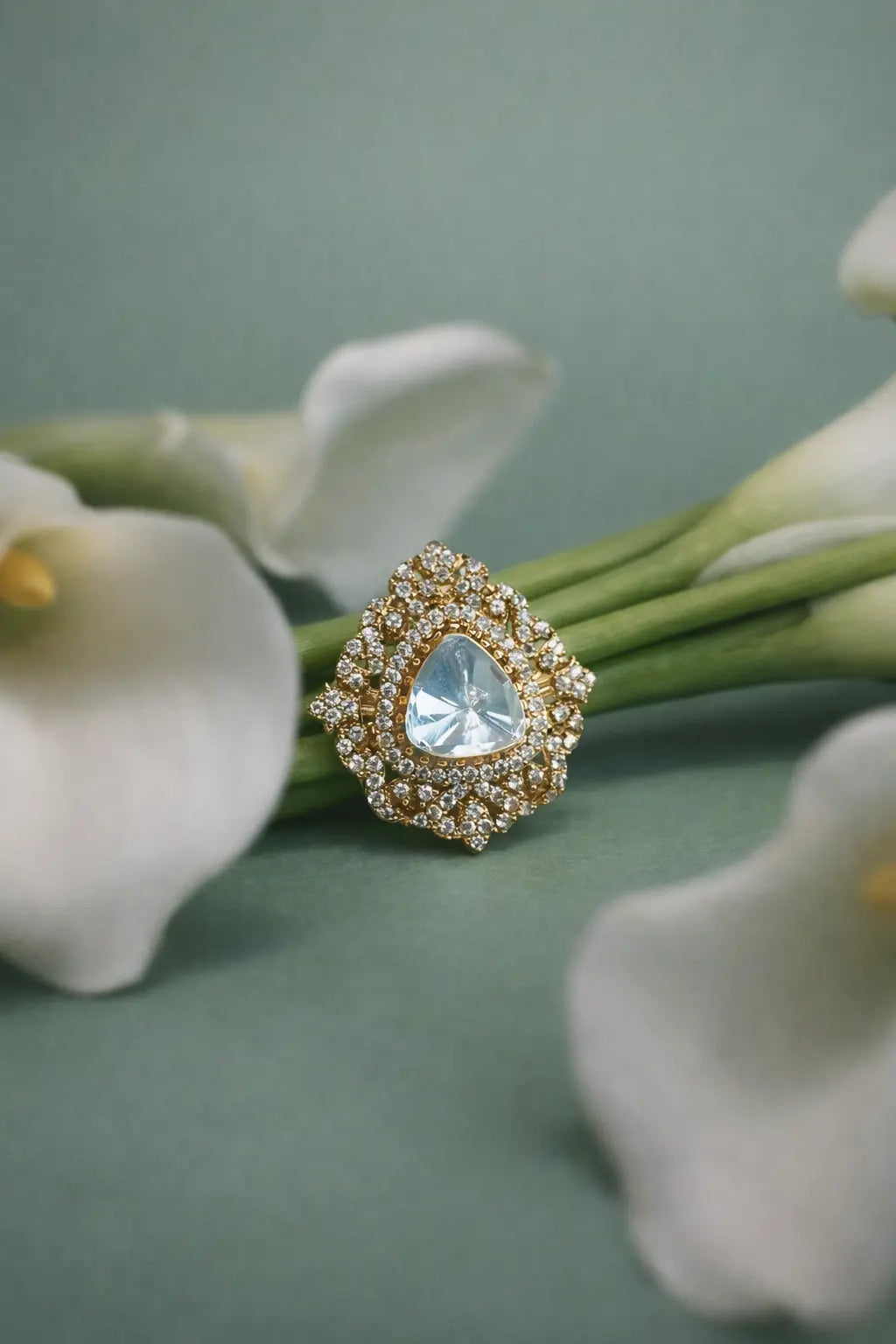 The Pearl Serpent Naagmani Brooch