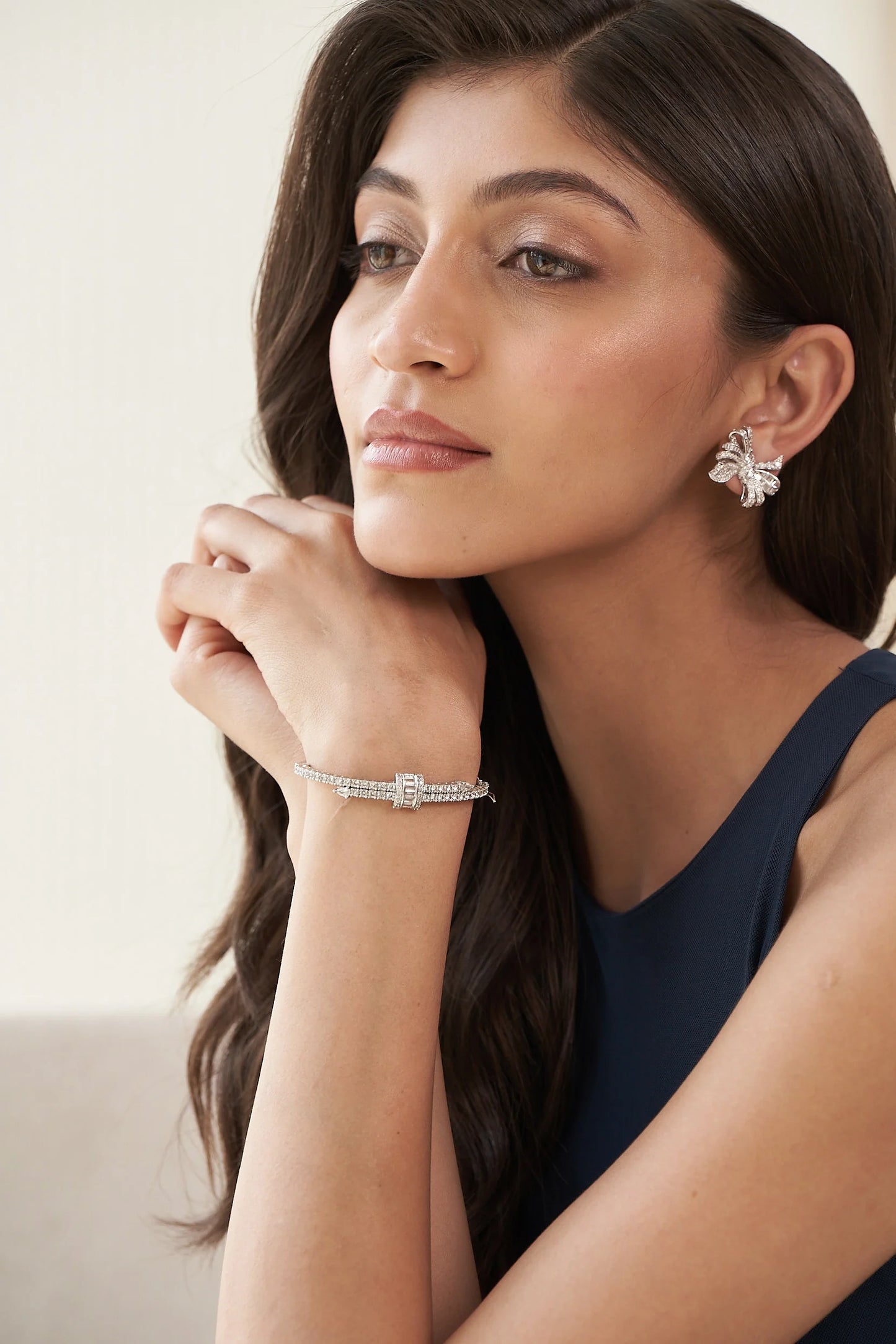 Diamond Twin Row Bracelet