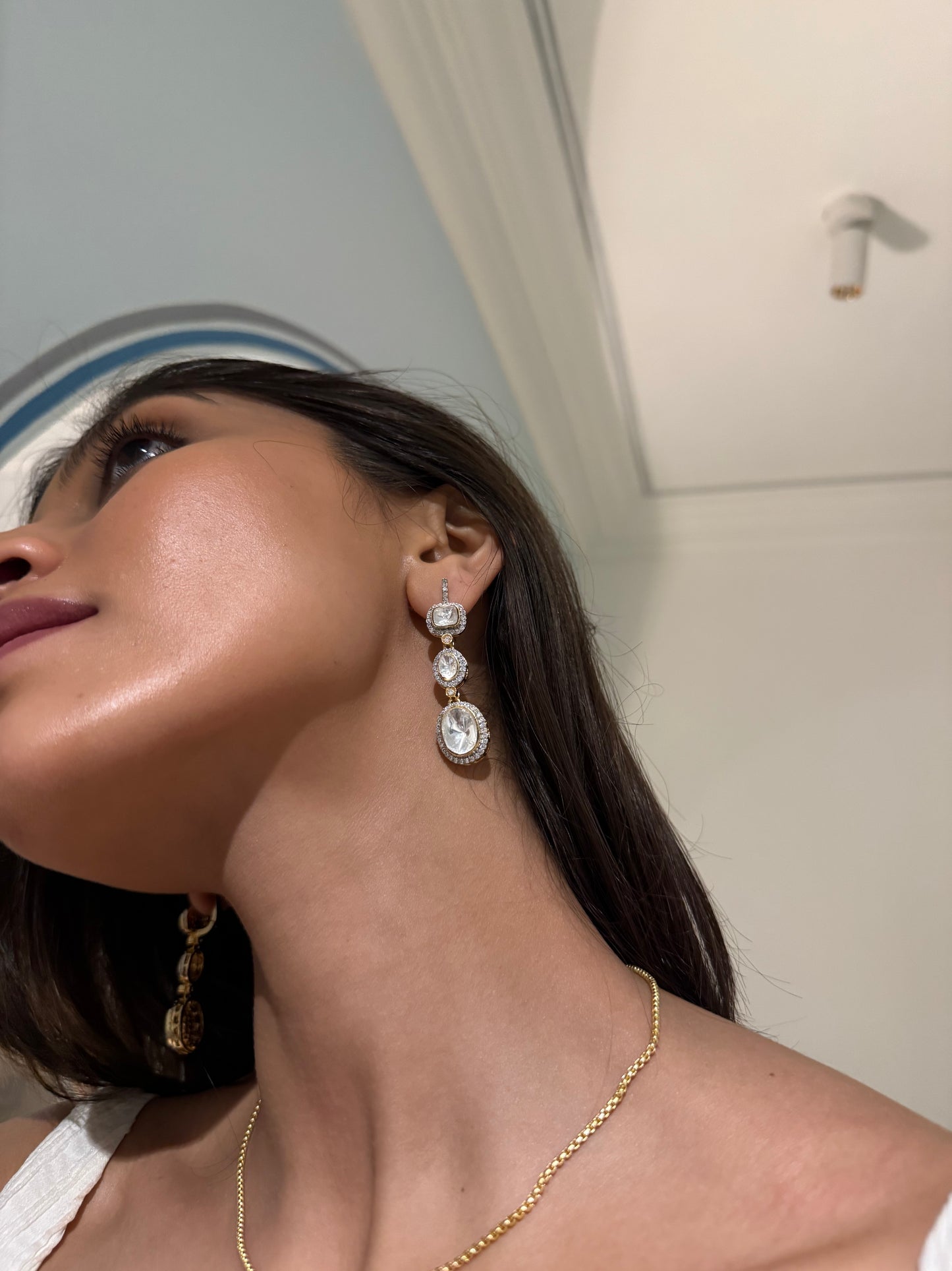 HUMA VINTAGE CHANDELIER SP POLKI DROPS