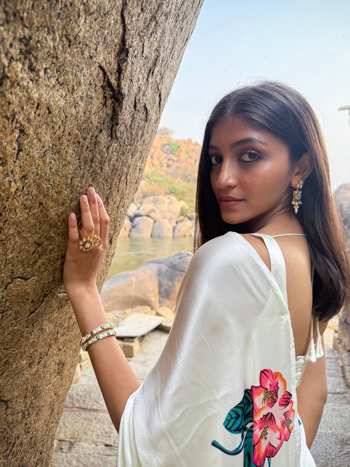 Heer Pearl Flower SP Ring