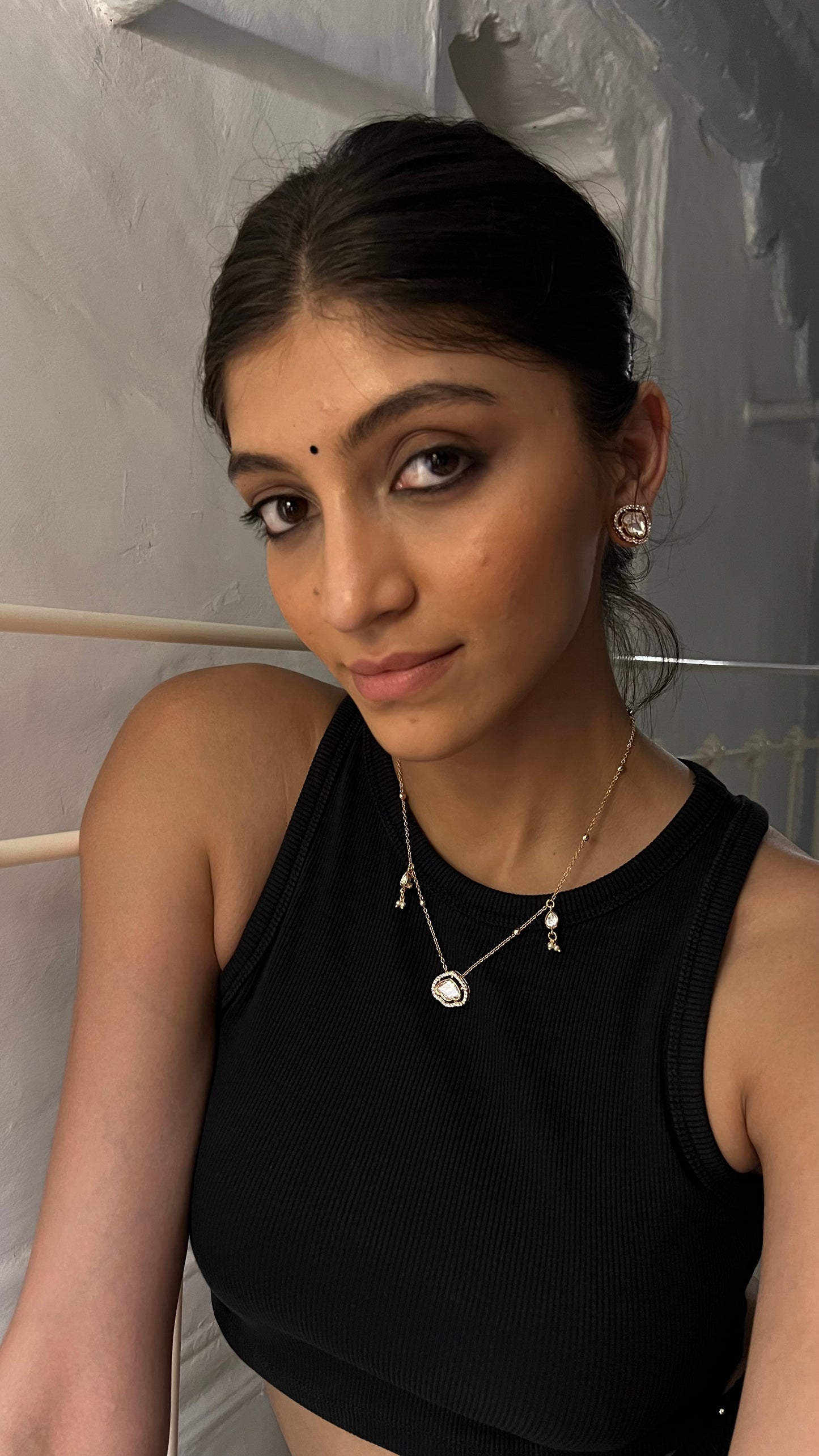 MANJARI DELICATE NECKLACE SET - GOLD PLATED