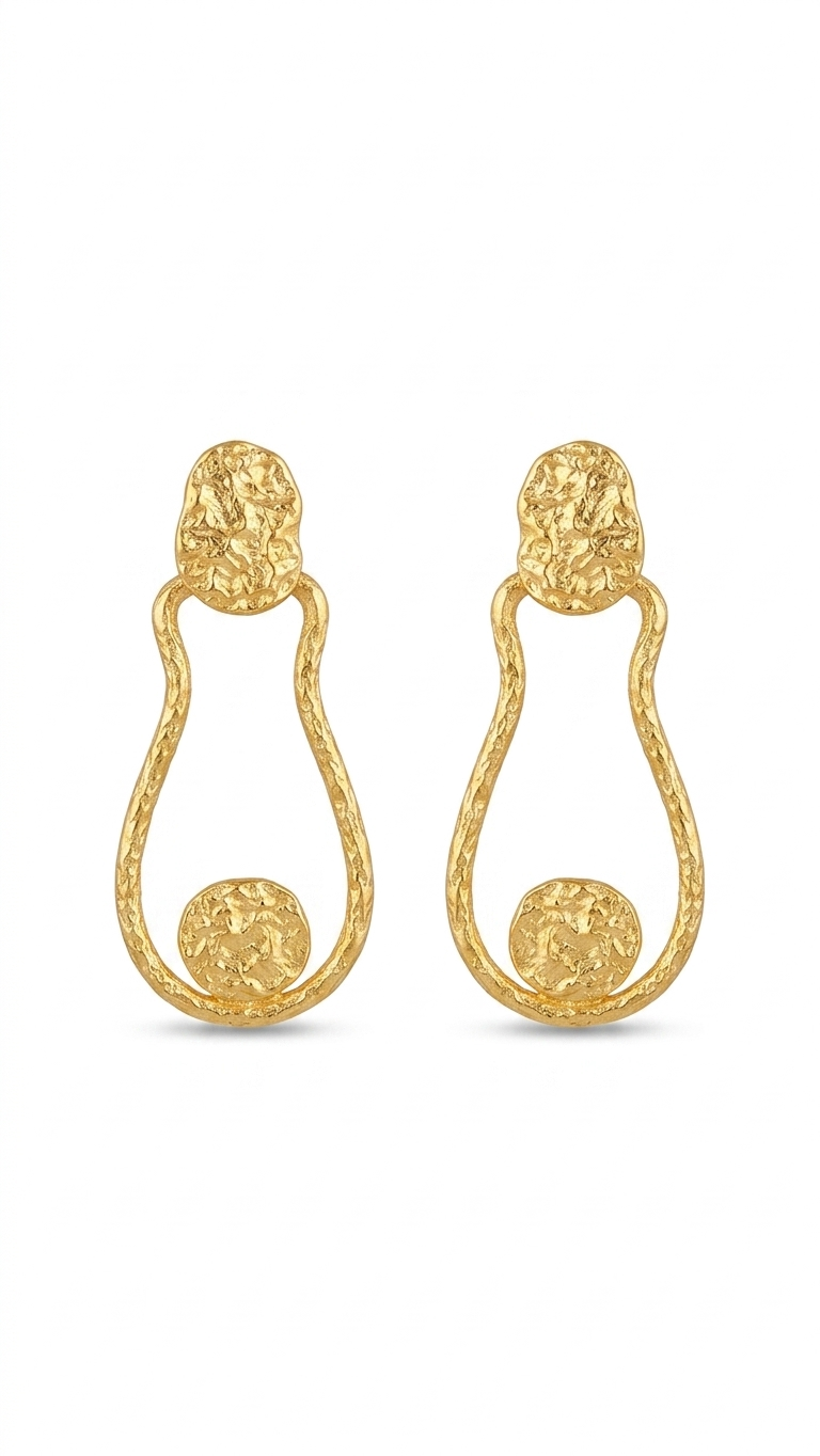 Aegean Sculpted Drop Earrings