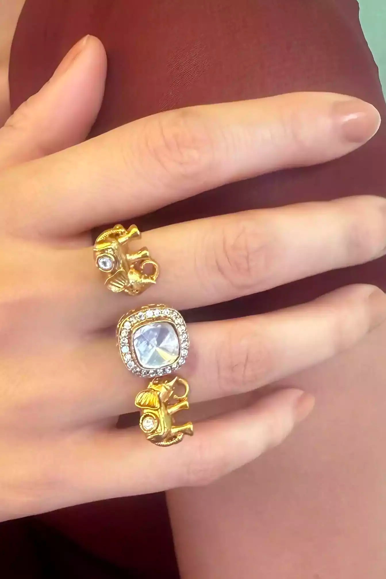 Naira New Dawn Blue Stone Ring