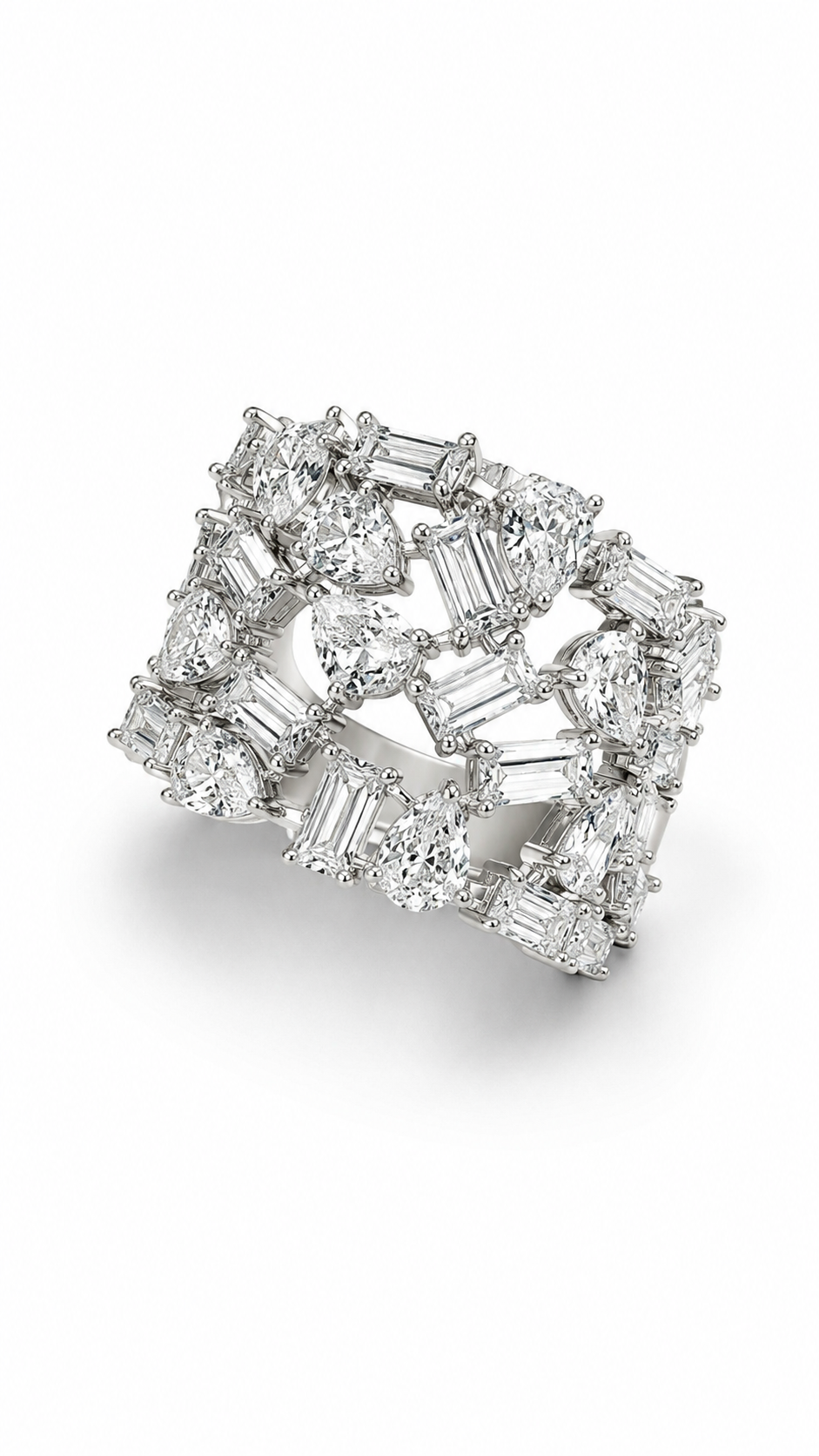 Imperia Mosaic Diamond Statement Ring