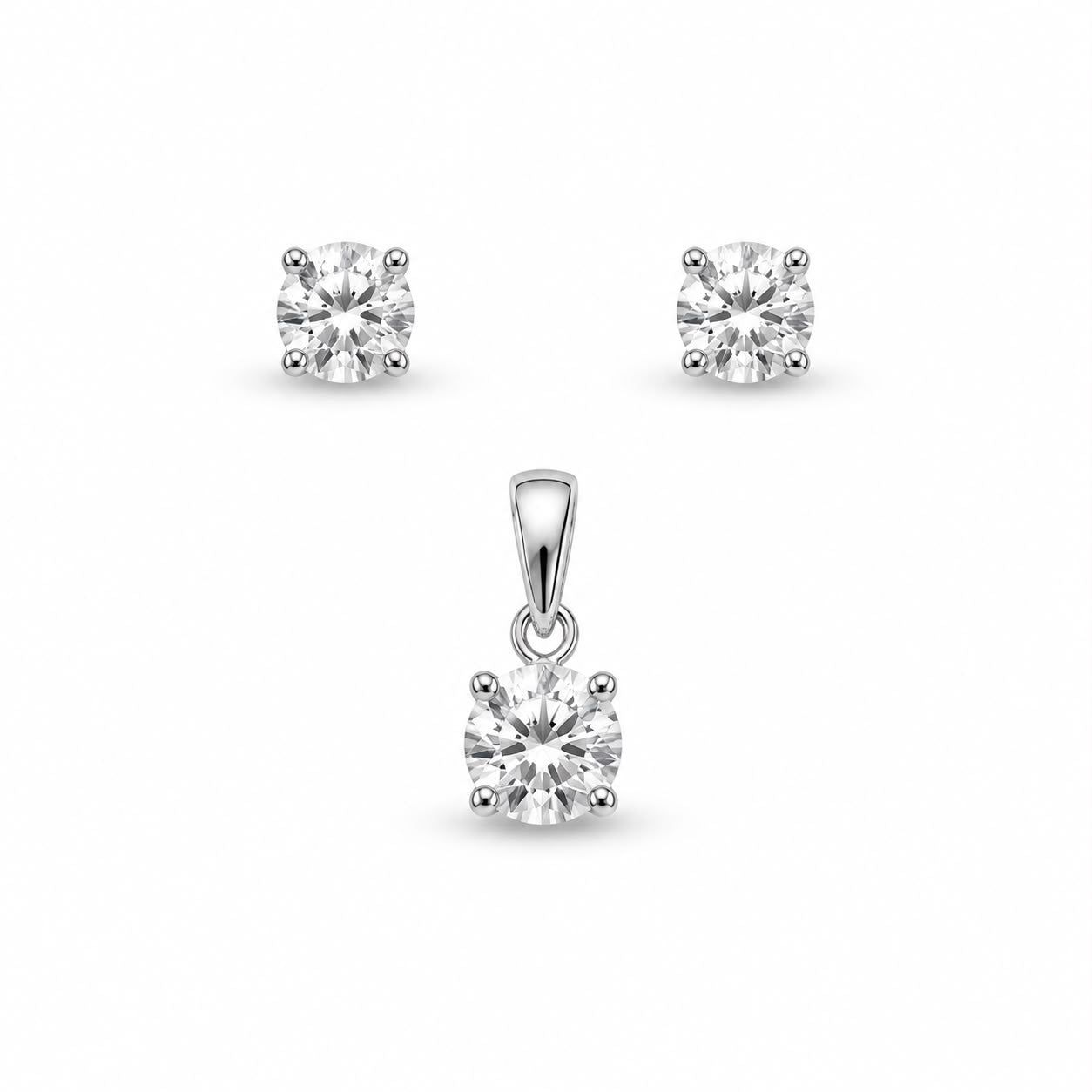 Classic Solitaire Pendant Gift Box Set