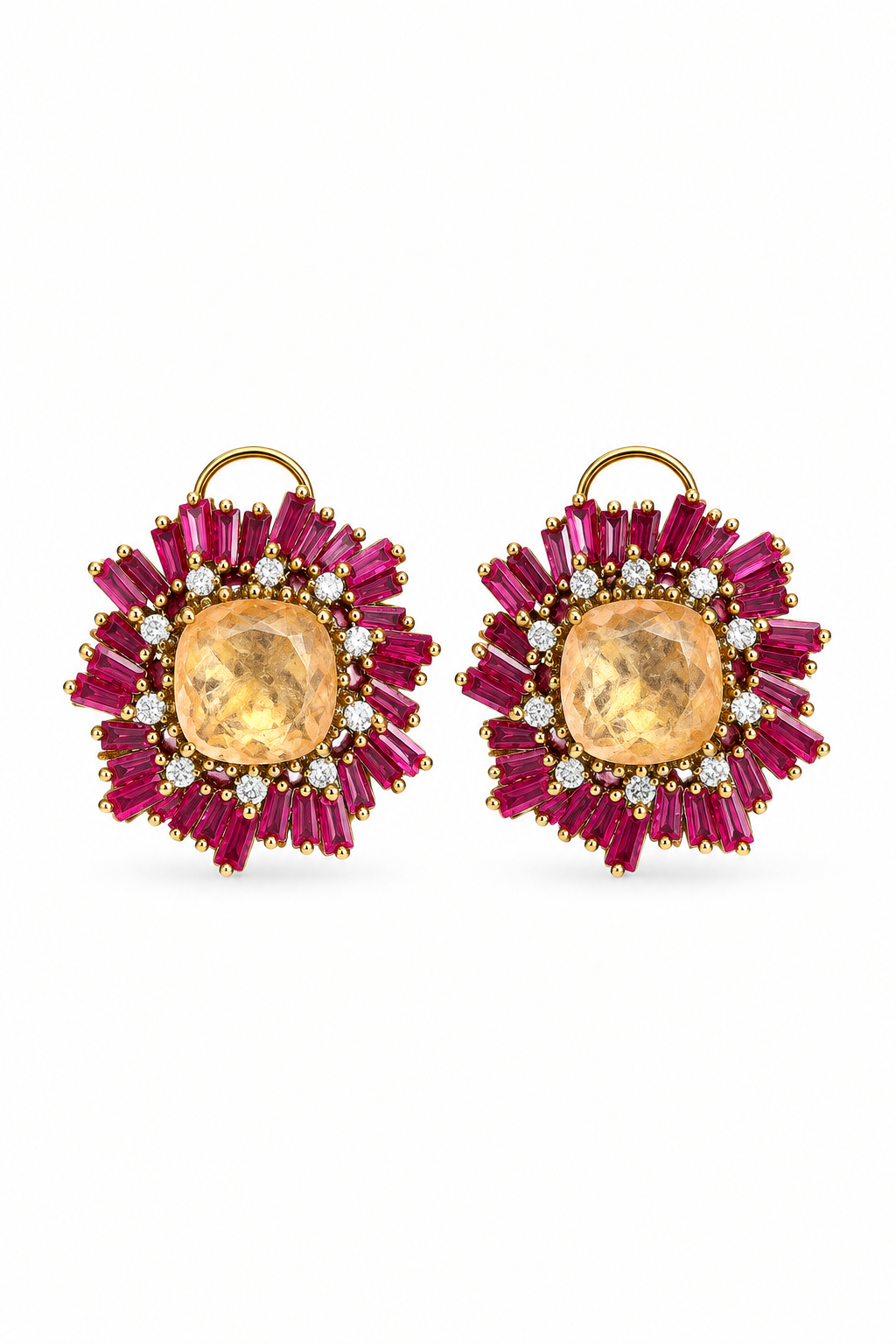 Aaradhya Royal Floral Statement Earrings