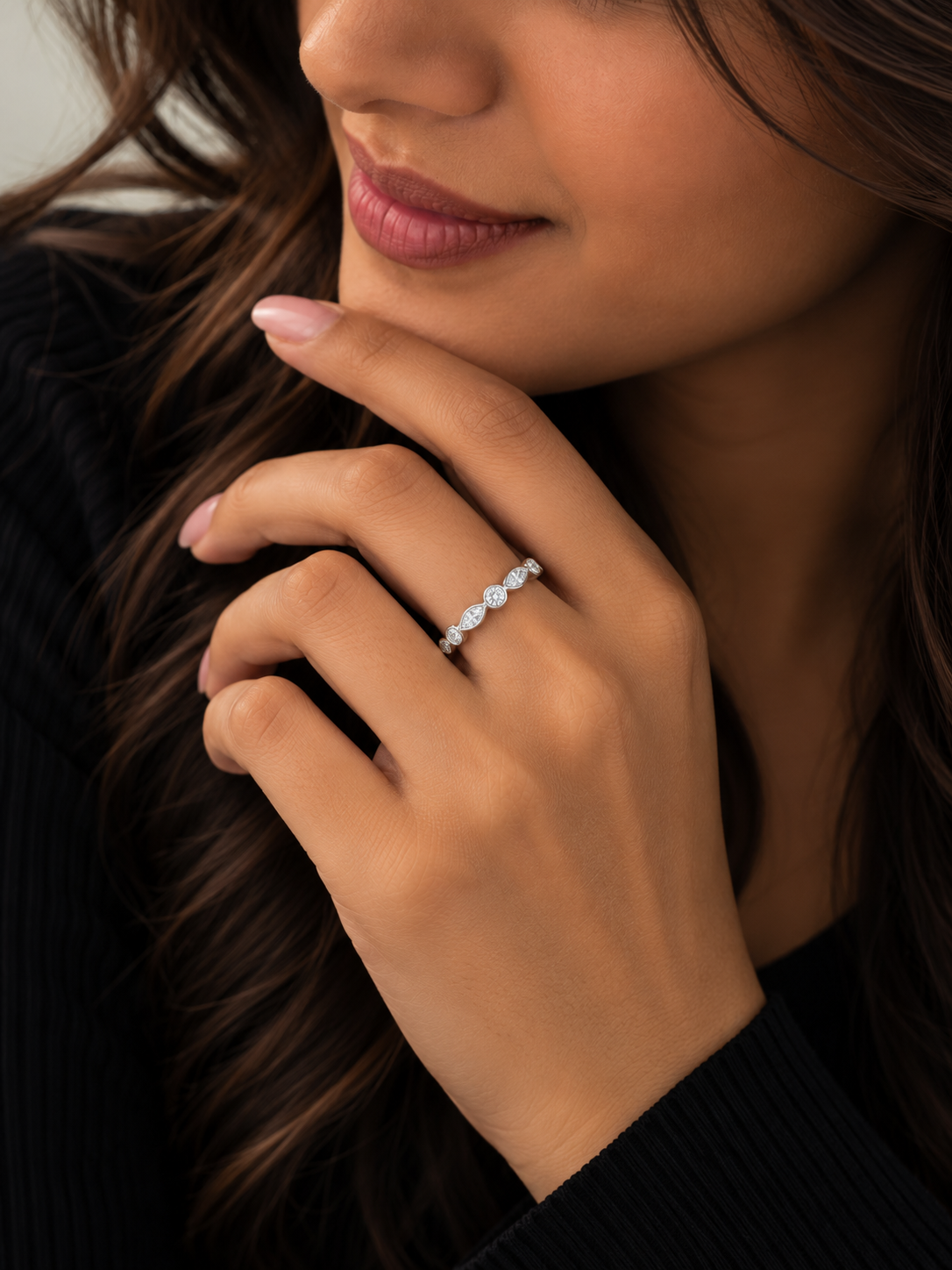 Celeste Marquise Diamond Band Ring