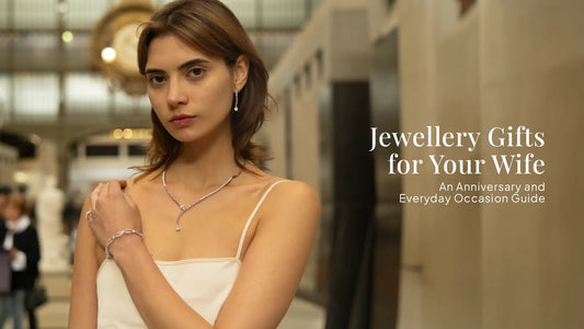  Jewellery gifts for wife: handcrafted gold-plated earrings and pendant in a gift box