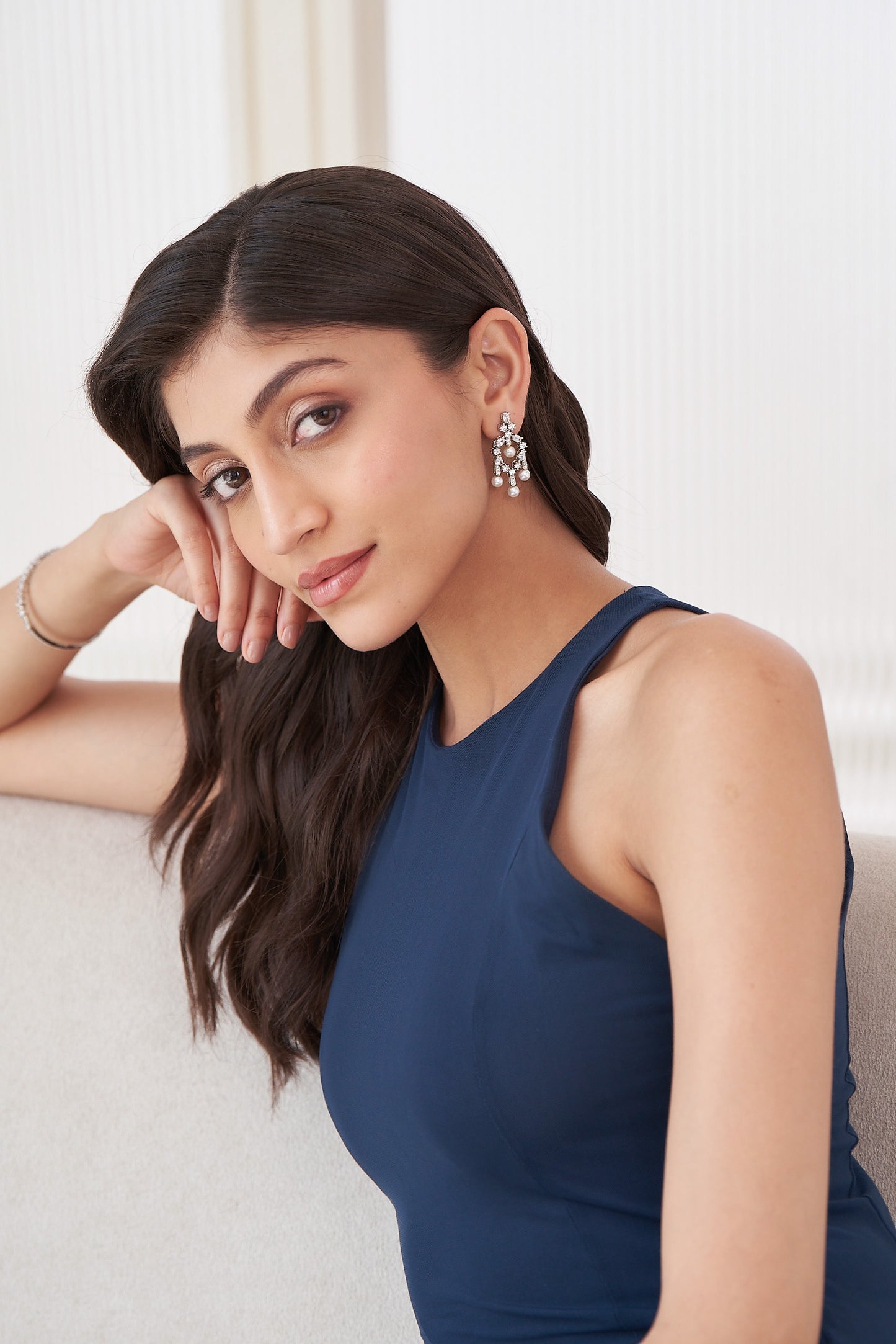 Classic Diamond Drop Earrings