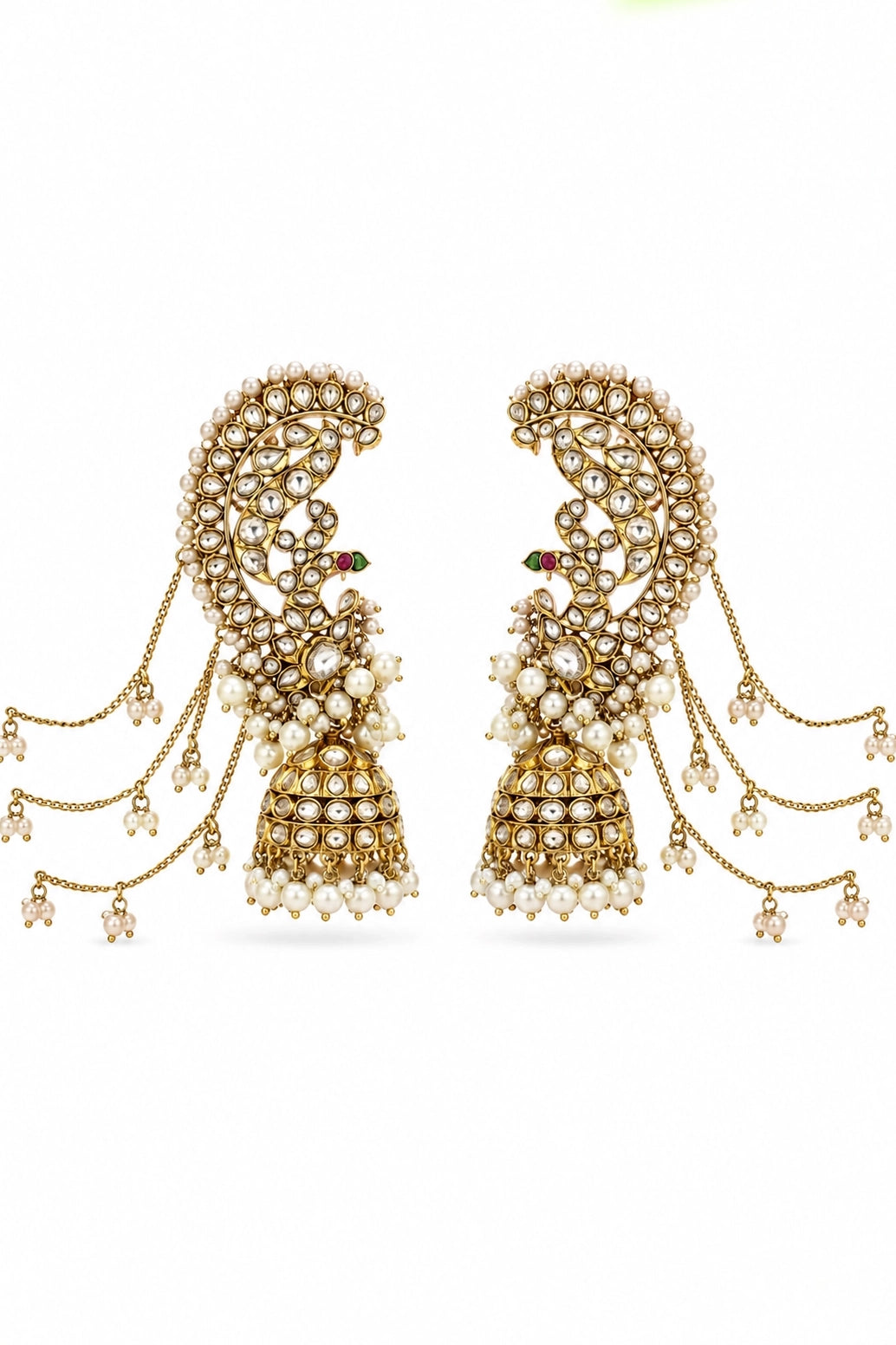 Anokhi Garden Cascade Pearl Hair Earring