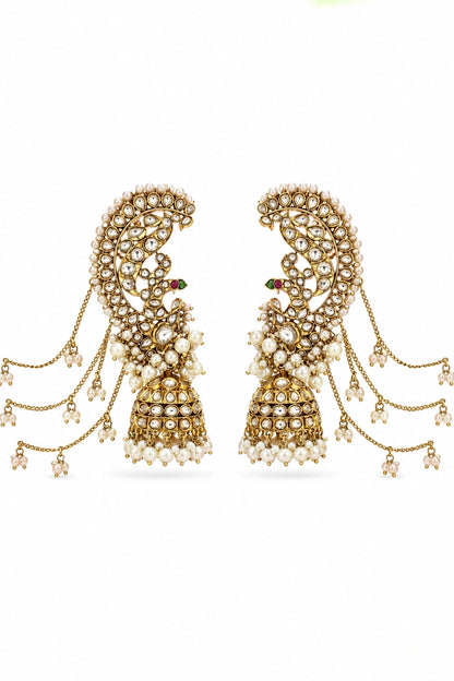 Anokhi Garden Cascade Pearl Hair Earring