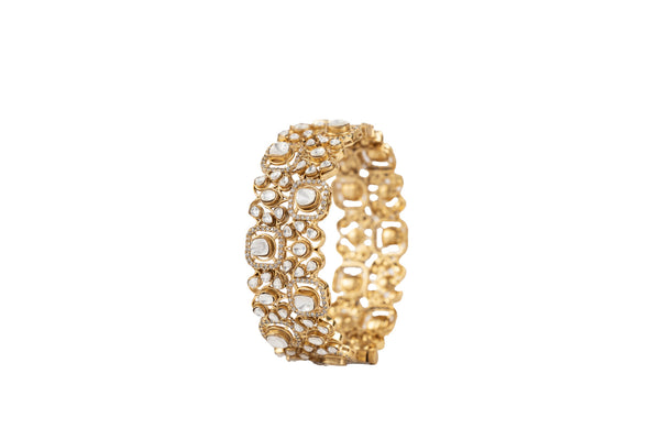 Lekha Ornate Square SP Polki Bracelet