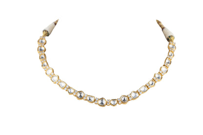 Polki Drop Necklace Set