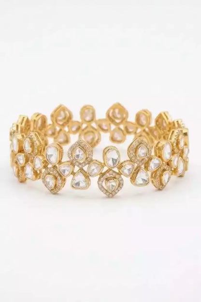 Tara Tribeni Statement Polki Bracelet