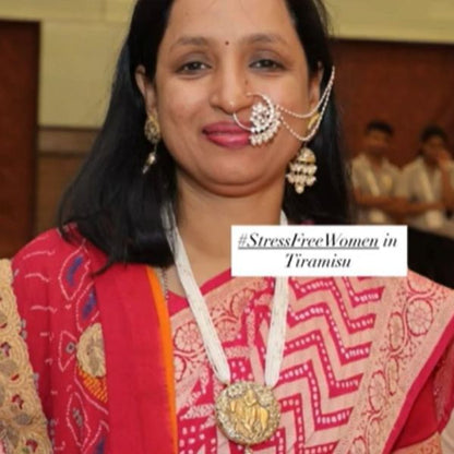 Mansi Semi Precious Pearl Polki Nathani