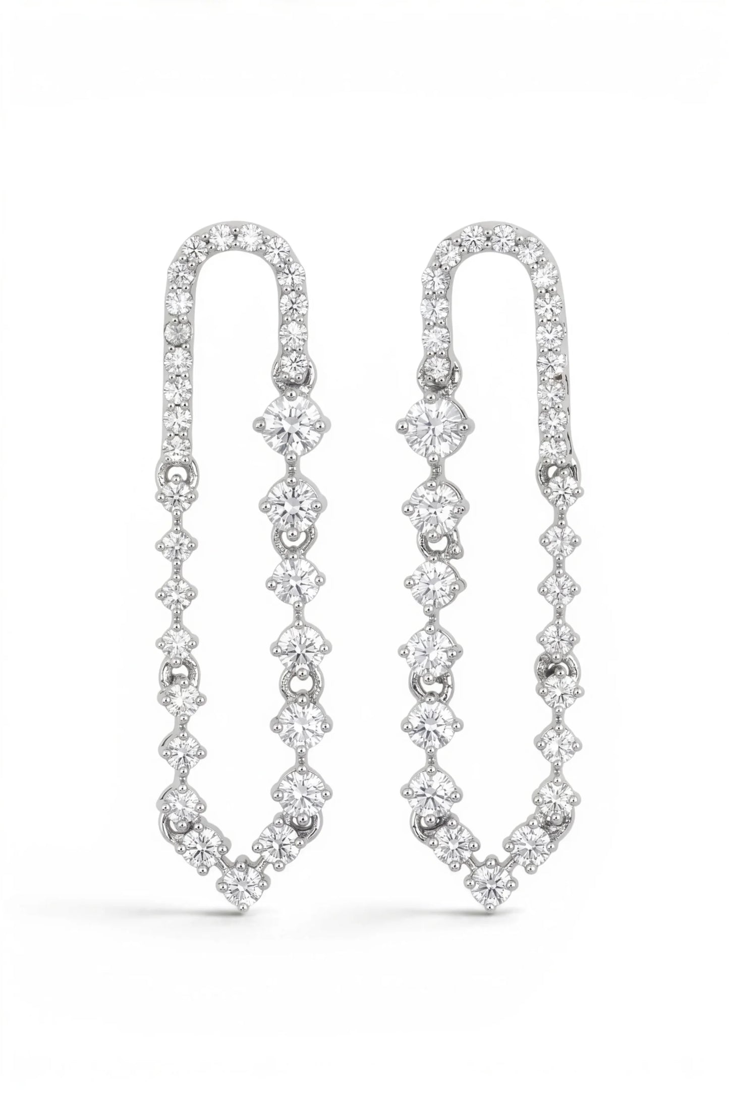 2 PM - Hanging Out Cygnet Diamond Earrings