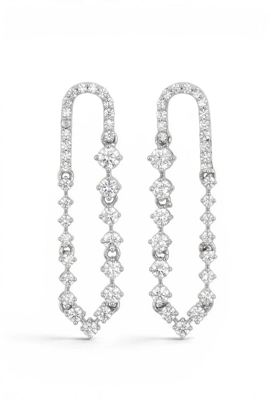 2 PM - Hanging Out Cygnet Diamond Earrings
