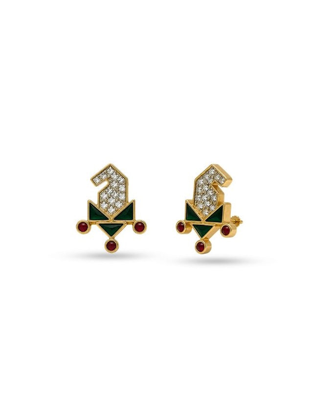 Vanika Polki Meenakari Earrings