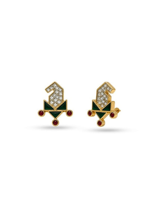 Vanika Polki Meenakari Earrings