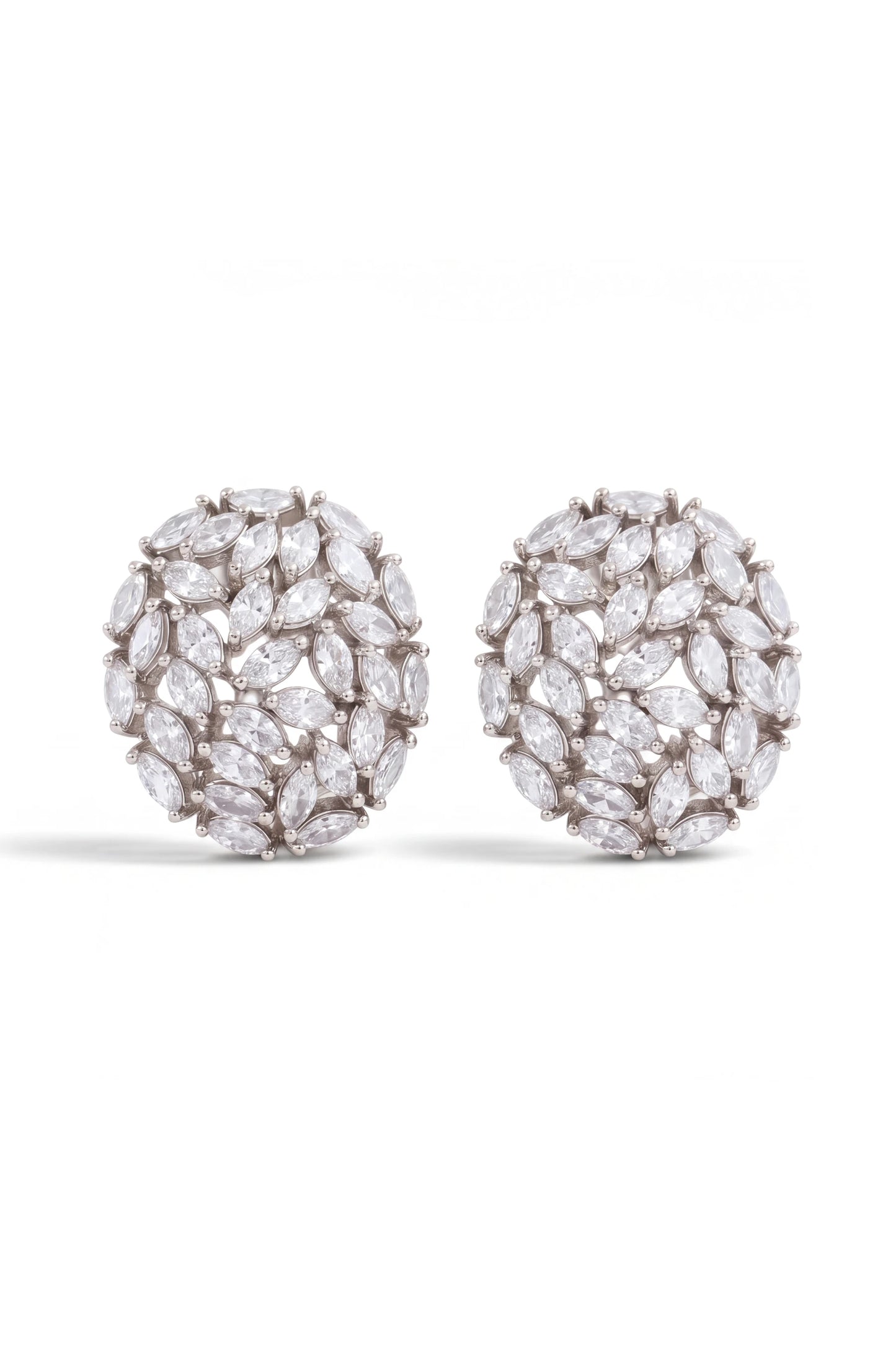 10 AM - Everyday Cluster Cygnet Diamond Earrings