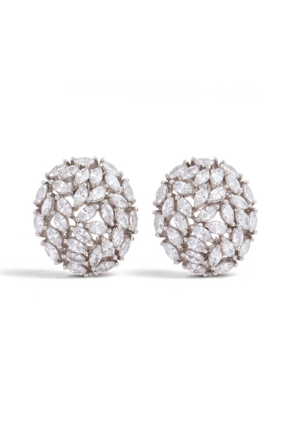 10 AM - Everyday Cluster Cygnet Diamond Earrings