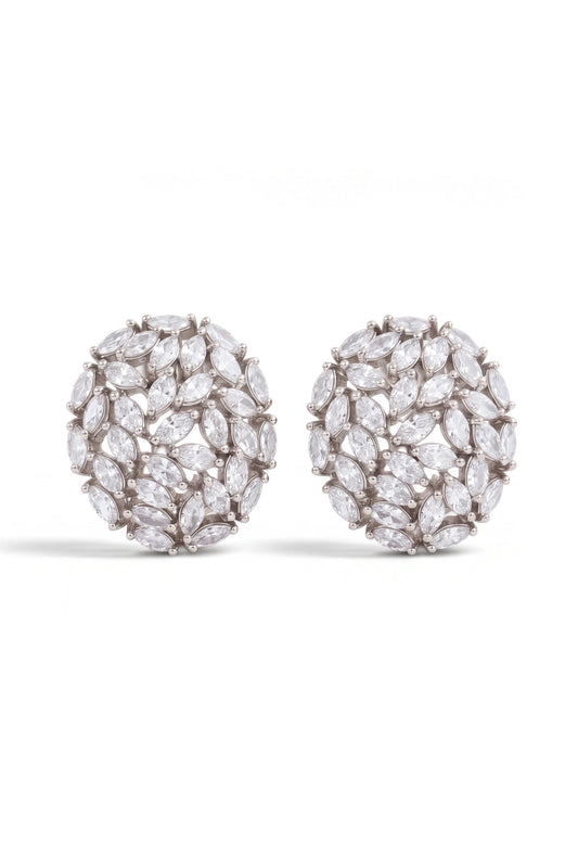 10 AM - Everyday Cluster Cygnet Diamond Earrings