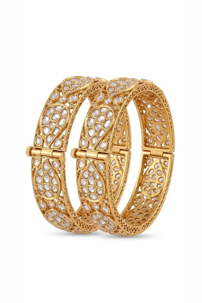 Pihu Crystal Stack Wrap Layered Bangle
