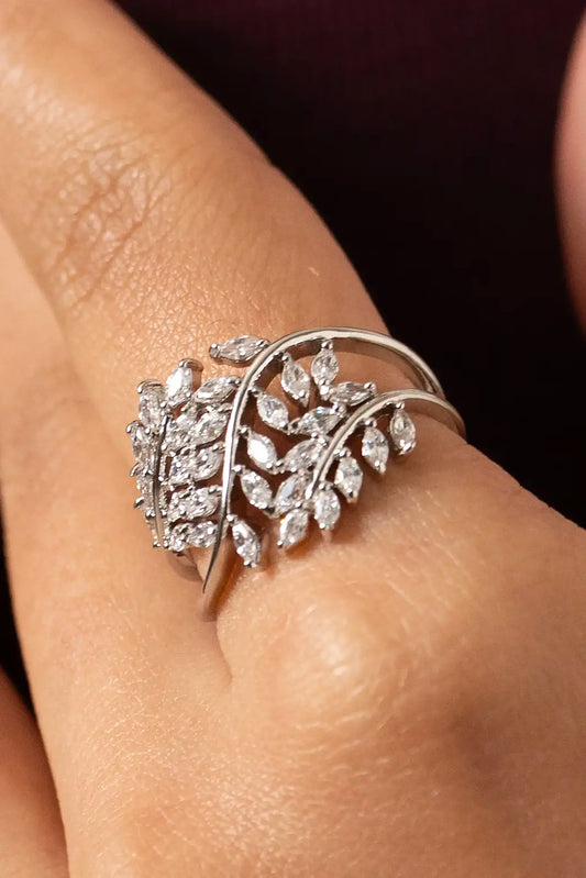 Pear Diamond Nest Ring