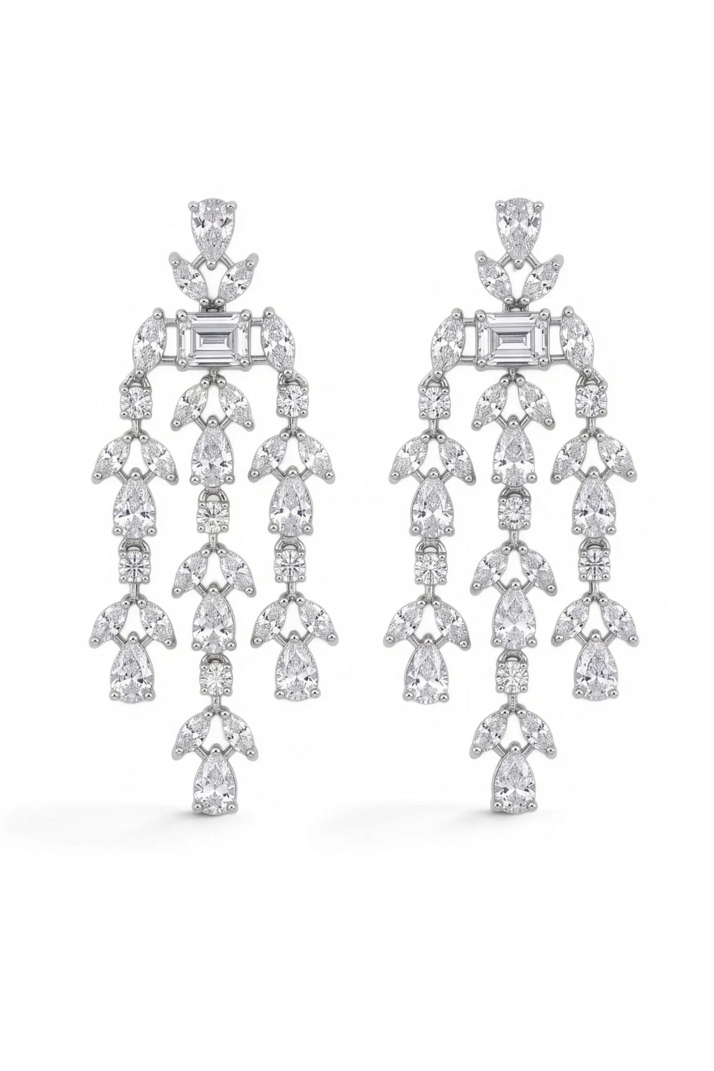 6 PM - Twilight Cygnet Diamond Earrings
