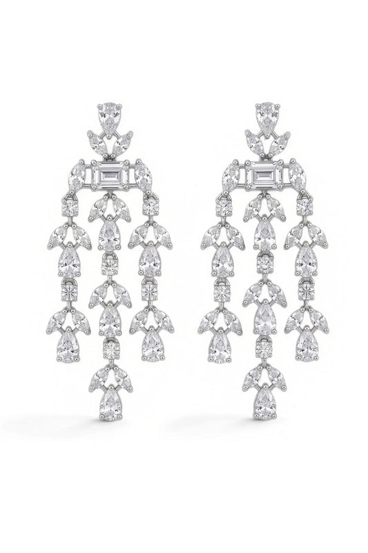 6 PM - Twilight Cygnet Diamond Earrings