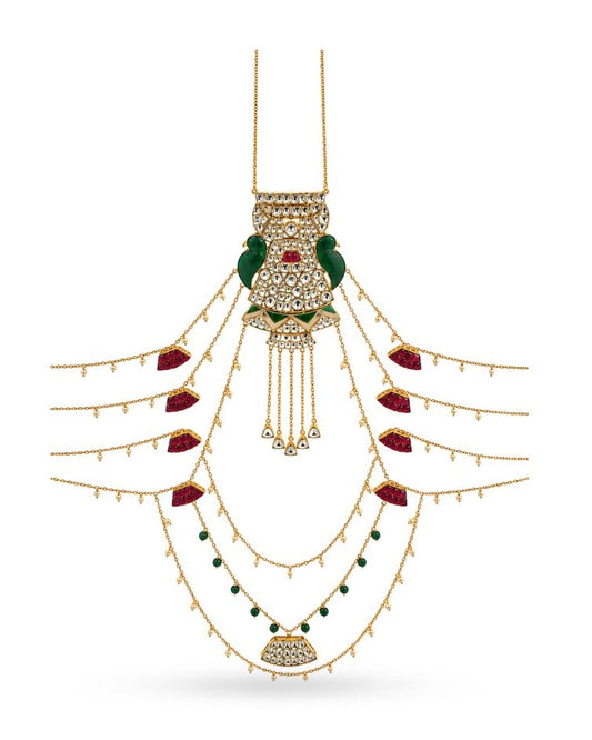 Damini Pearl Layered Body Chain