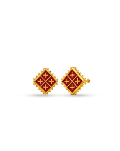 Sitara Polki Meenakari Studs