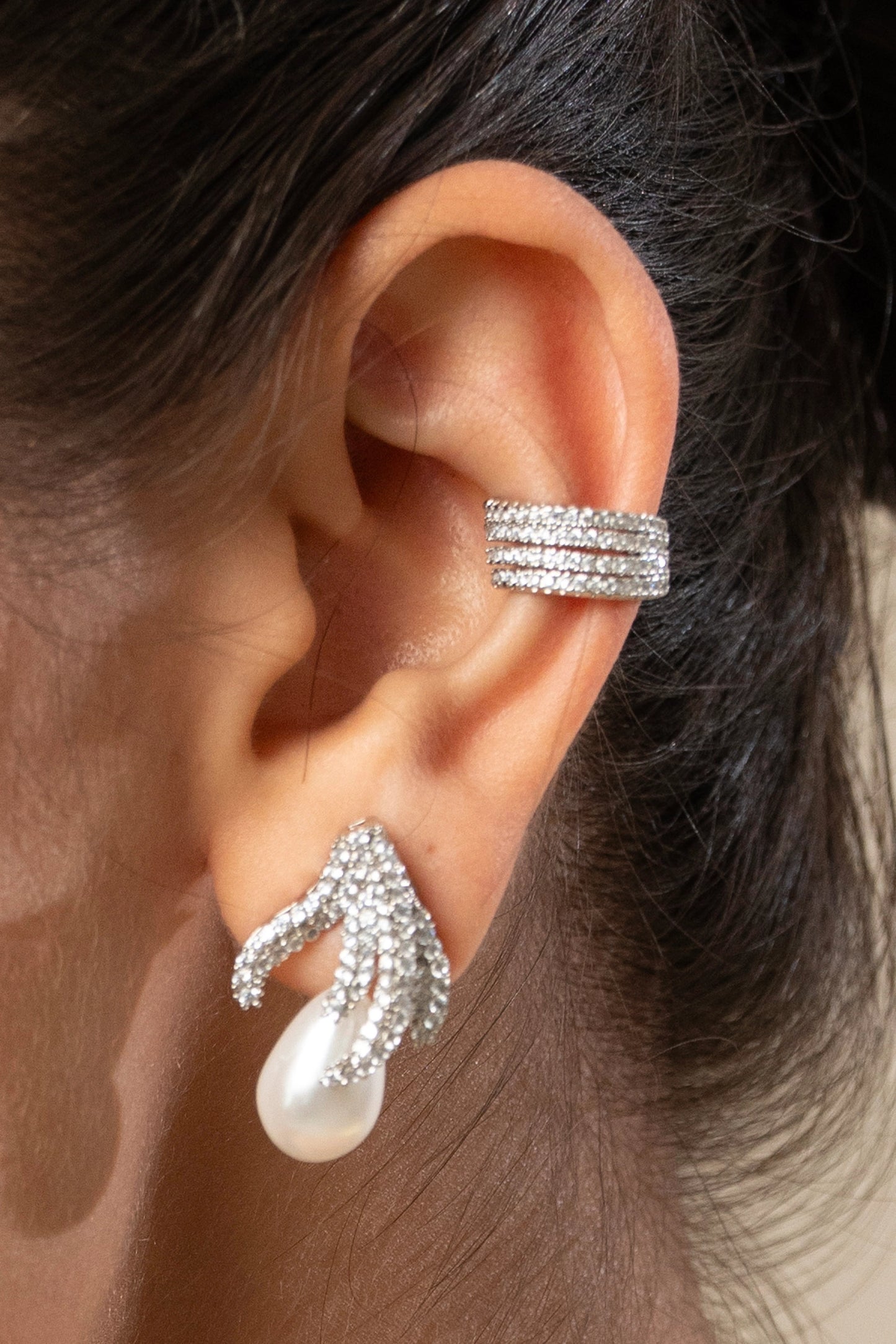 Baguette Yellow Diamond Earrings