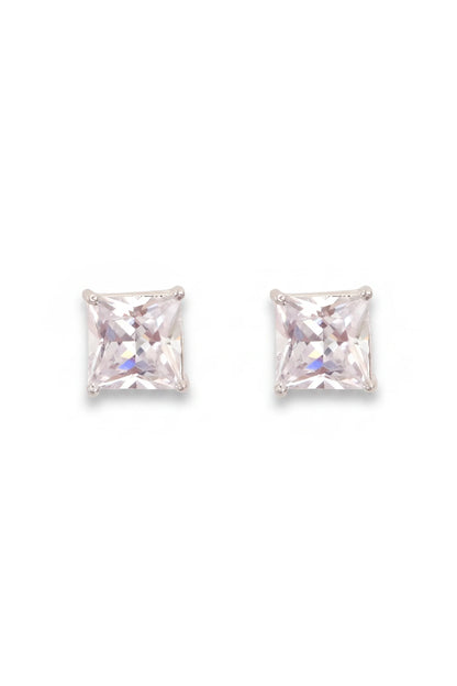 5 AM - Square Solitair Daybreak Cygnet Diamond Studs