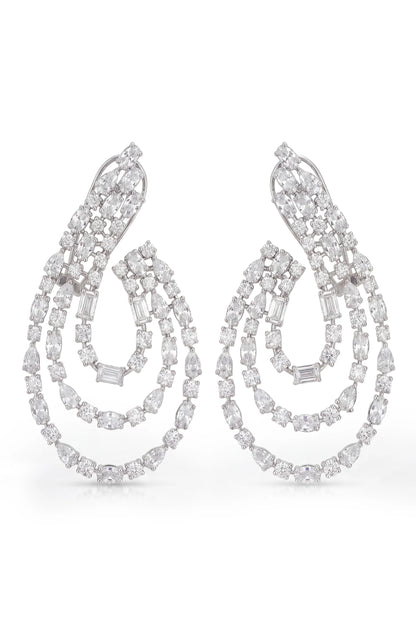 9 PM - Moonrise Cocktail Cygnet Diamond Earrings