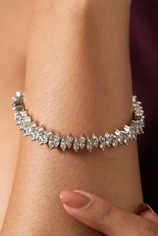 Baguette Row Cuff Bracelet