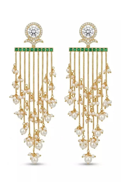 Meher Love Cascade Polki Earrings