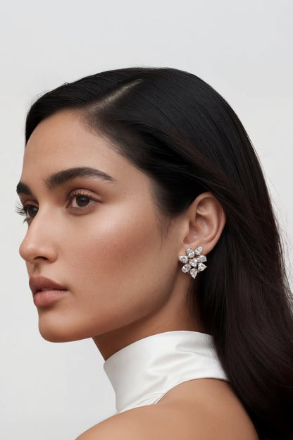 3 PM - Cluster Mix Cygnet Diamond Studs