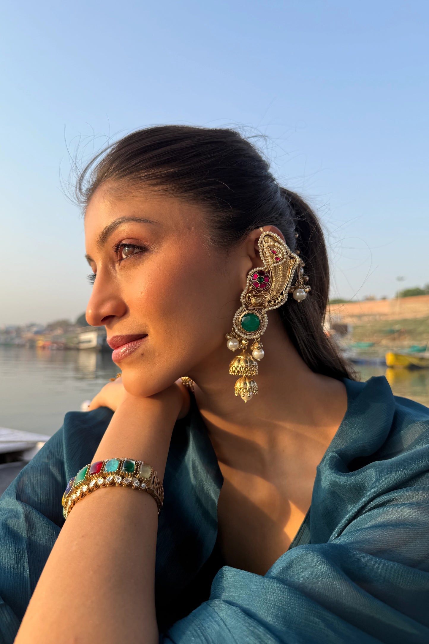 Moksha Drop Chandelier Earrings