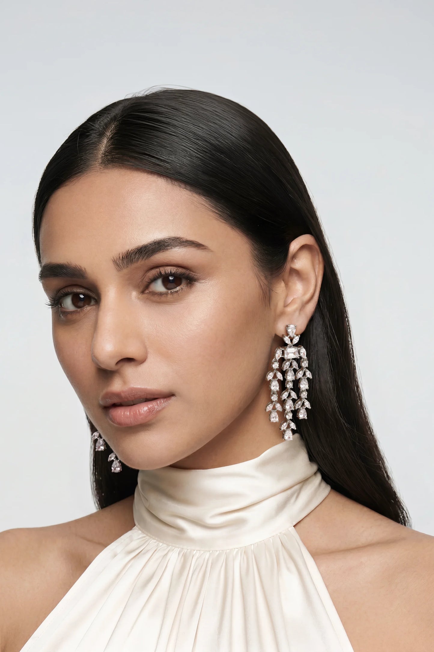 6 PM - Twilight Cygnet Diamond Earrings