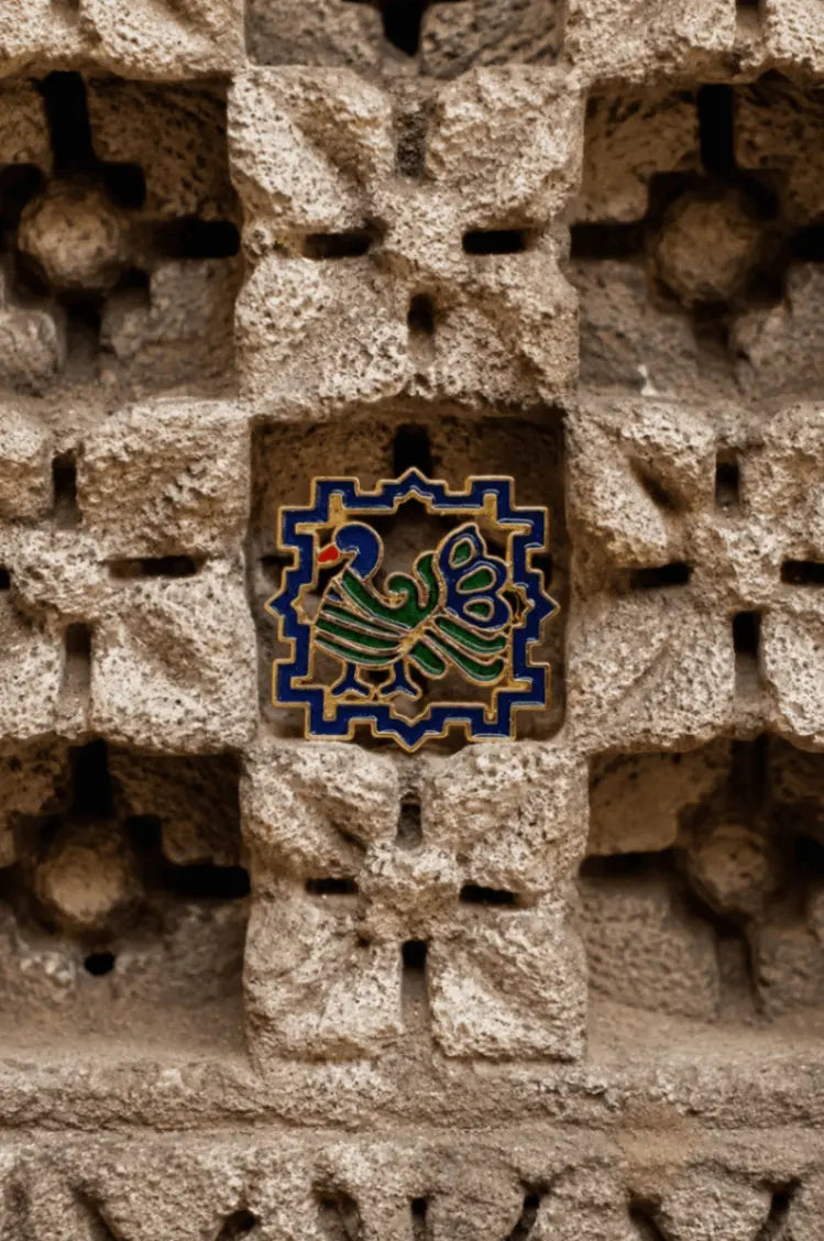 Mayur Polki Meenakari Ring