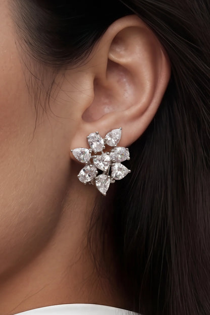 3 PM - Cluster Mix Cygnet Diamond Studs