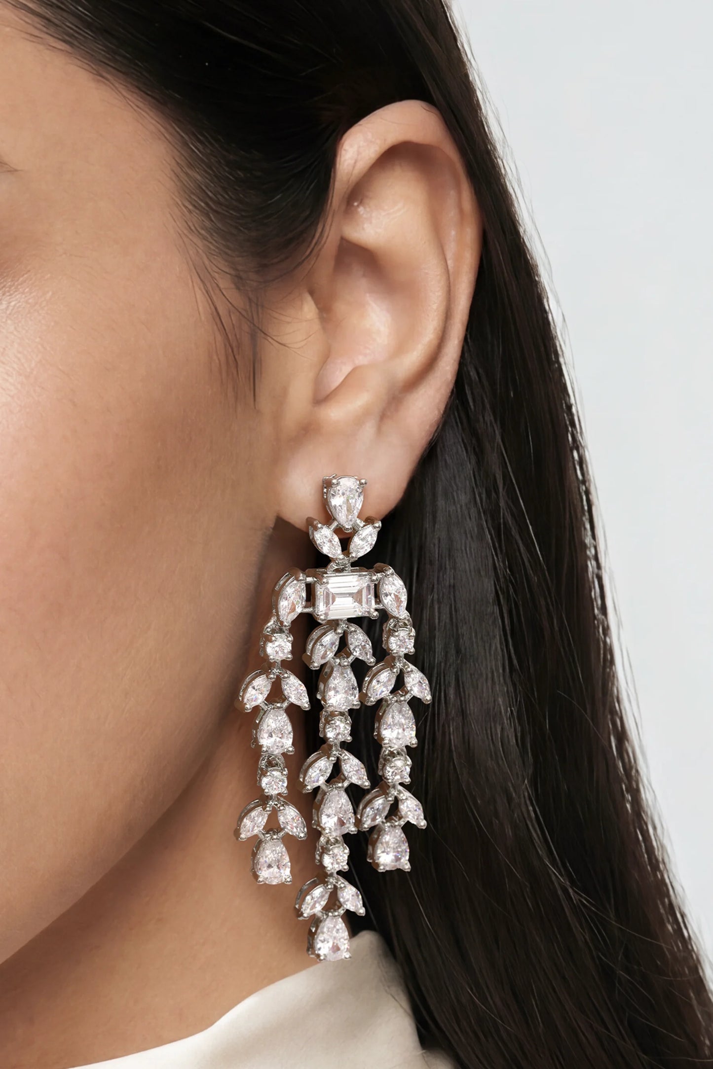 6 PM - Twilight Cygnet Diamond Earrings