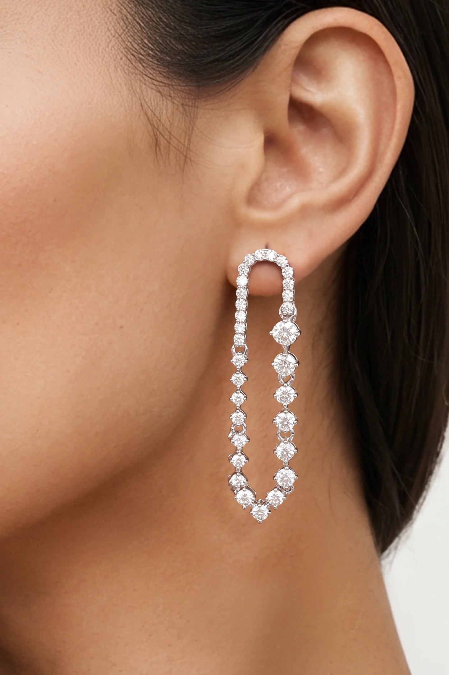 2 PM - Hanging Out Cygnet Diamond Earrings