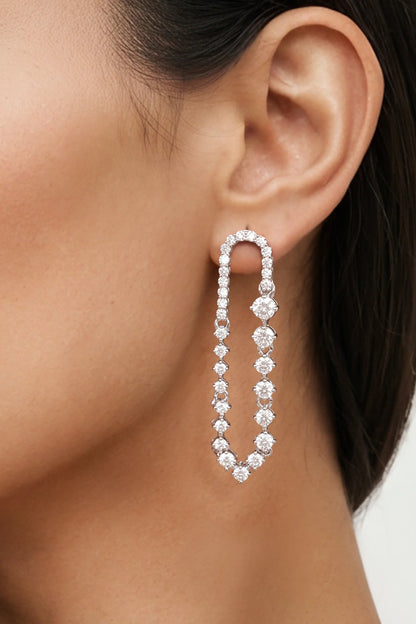 2 PM - Hanging Out Cygnet Diamond Earrings