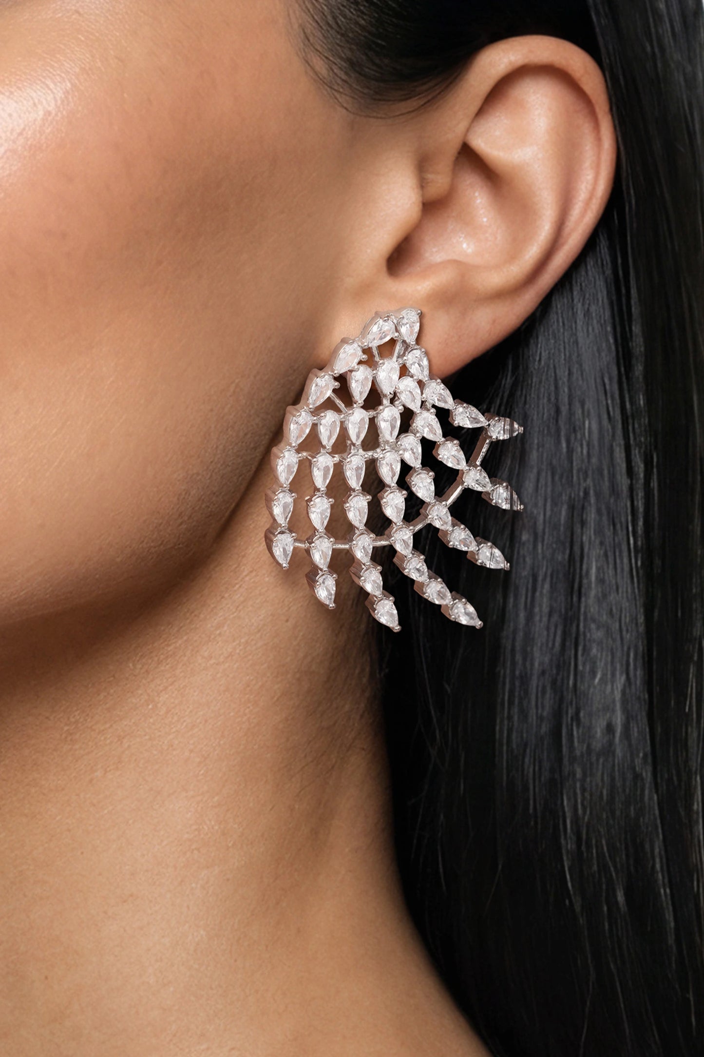 8 PM - Celestial Cygnet Diamond Big Studs