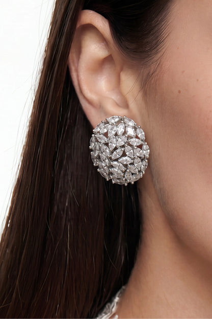 10 AM - Everyday Cluster Cygnet Diamond Earrings