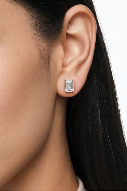 1 AM - Emerald Solitaire Afterglow Cygnet Diamond Studs