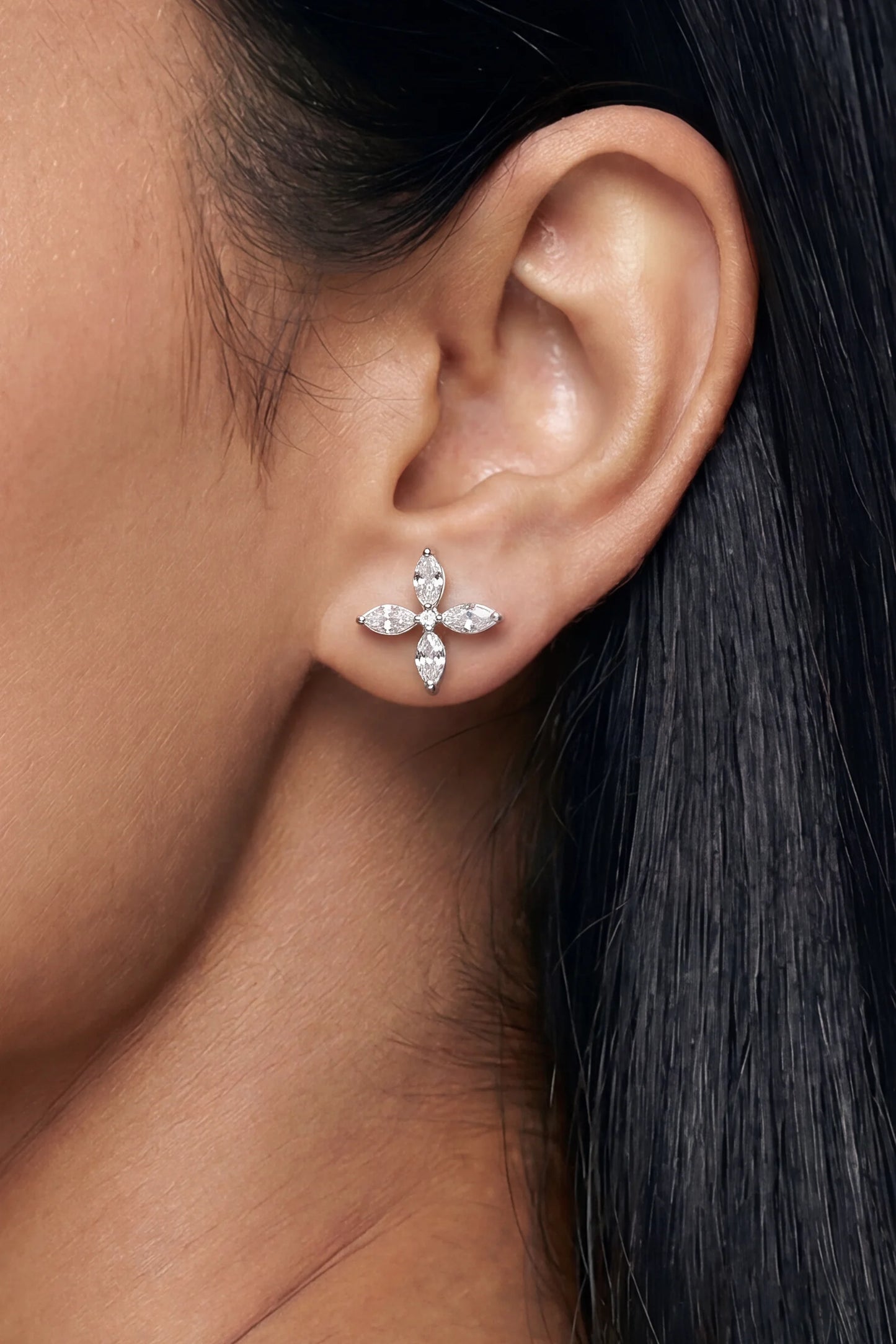 4 AM - First Bloom Cygnet Diamond Studs